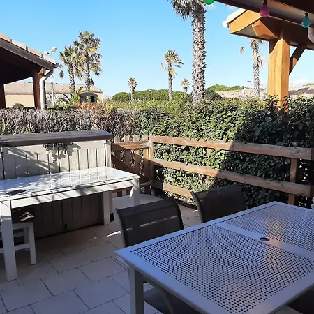 Pavillon 5 Pers Avec Clim Et Terrasse En Avec Piscine - Fr-1-781-85 Vendres